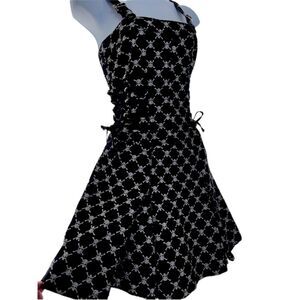 Tripp Skull and Cross Bones Print Dress